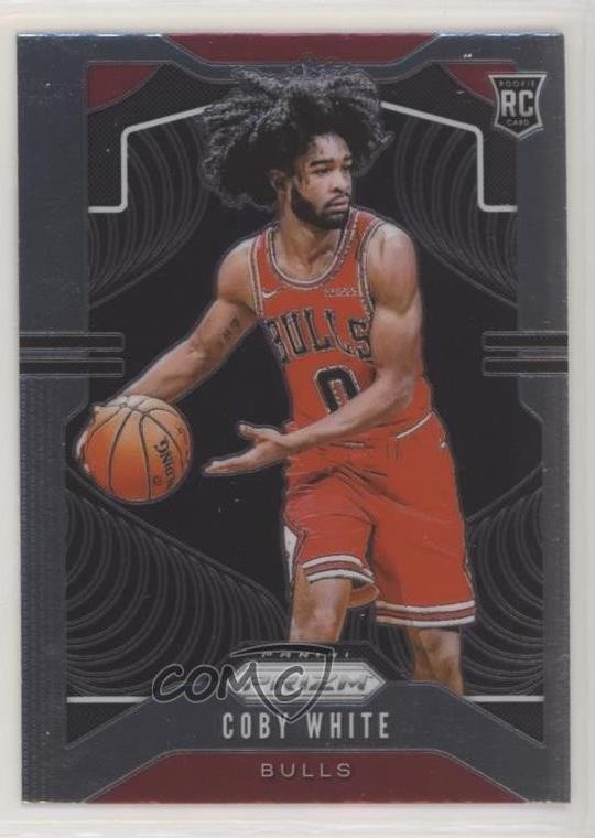 2019-20 Panini Prizm Rookie Coby White (Ball in Right Hand) #253 0z3