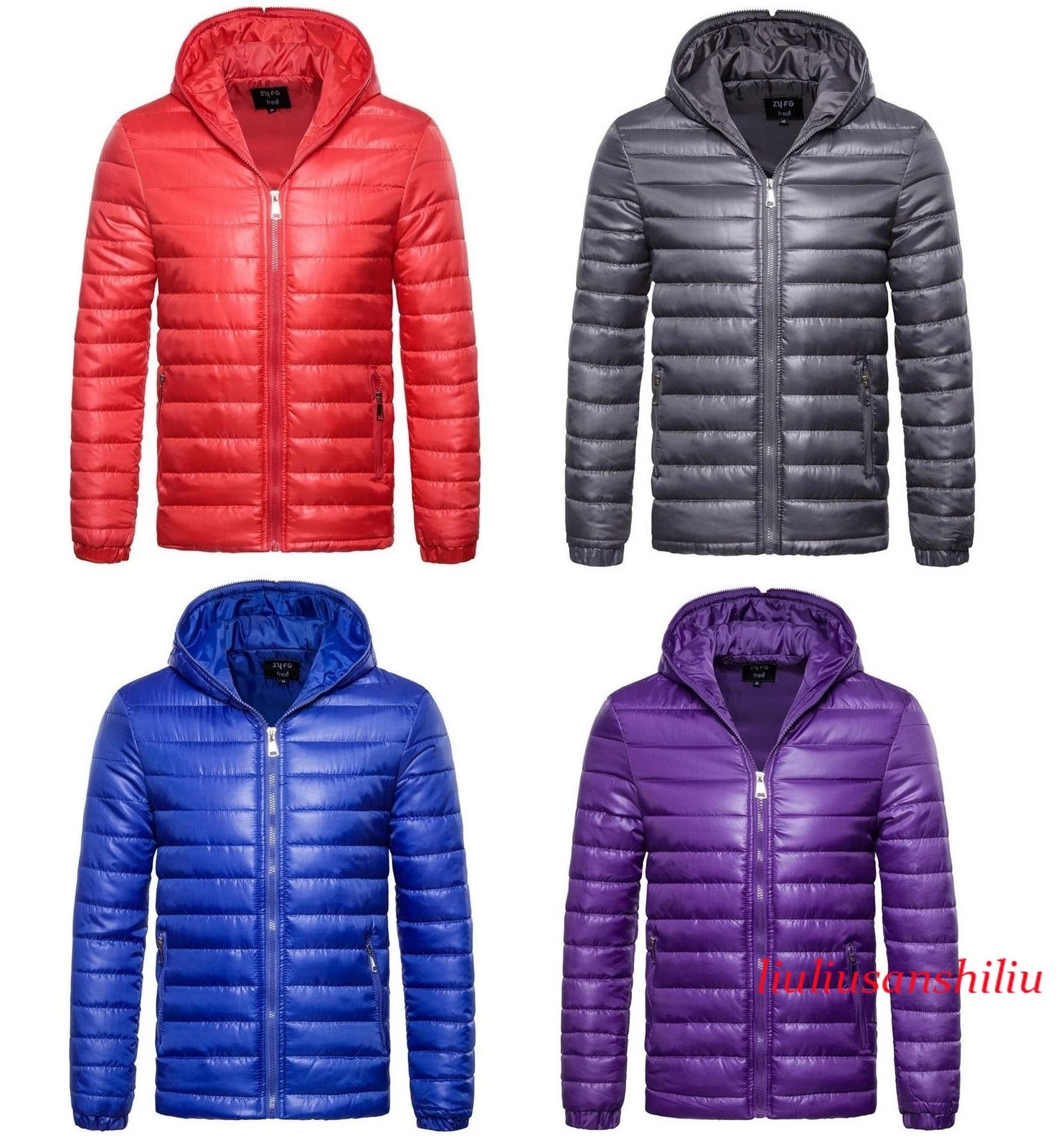 Men's Down Cotton Coat Hooded Puffer Winter Zip Outwear Fashion Causal Jacket
Opens in a new window