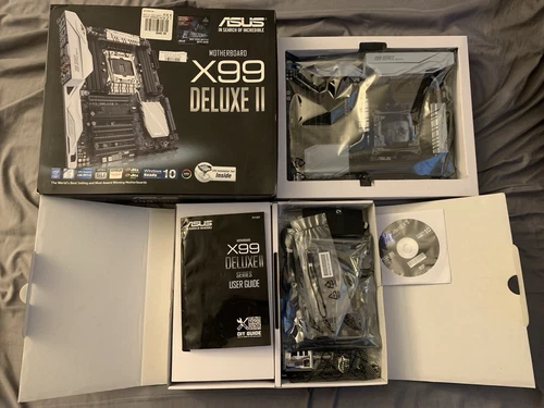 Asus X99-Deluxe II Intel LGA2011 PC Motherboard Open Box Barely Used
