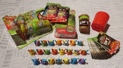 Trash Pack UFT Lot   22 Trashies, 30 Karten, Spin Bins, Verpackungen etc.