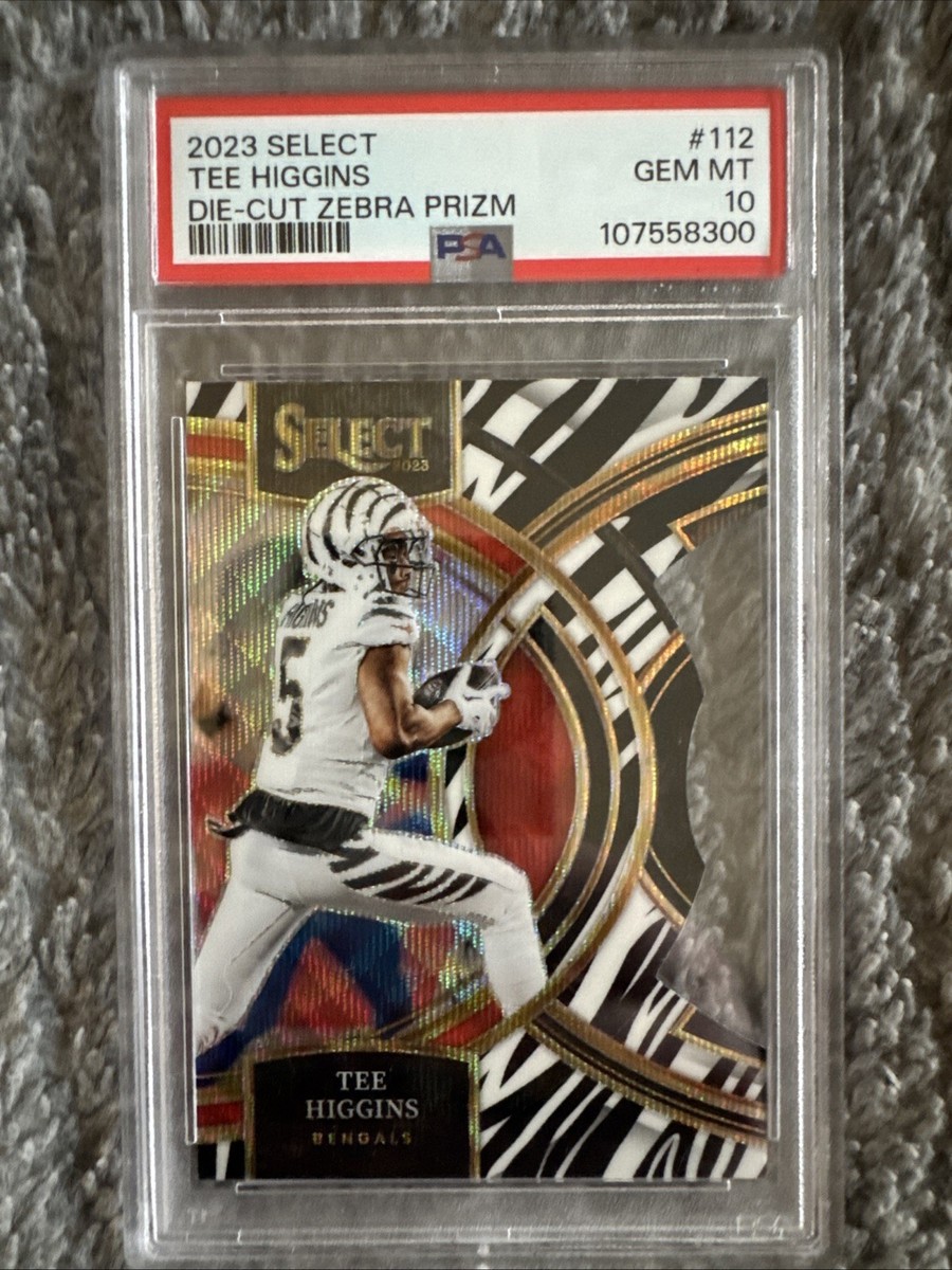 2023 Panini Select - Premier Level Tee Higgins #112 Zebra