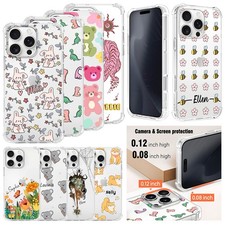Custodia telefono TPU simpatica animale per iPhone 16 15 Pro Max 14 17e 13 cover personalizzata
