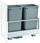 Rev-A-Shelf 5149-1527DM-2 Contemporary 12-1/4"W Aluminum Double - Silver