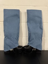 Botas para mujer Liliana hasta la pantorrilla color mezclilla talla 7,5 nuevas en caja