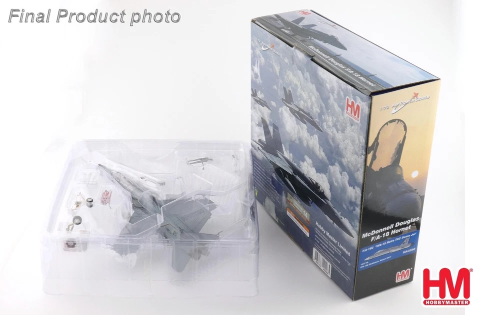 Hobby Master 1/72 F/A-18C VFA-15 Retro TAC Demo Jet VFA-106 Gladiators HA3590 - Image 2 of 4
