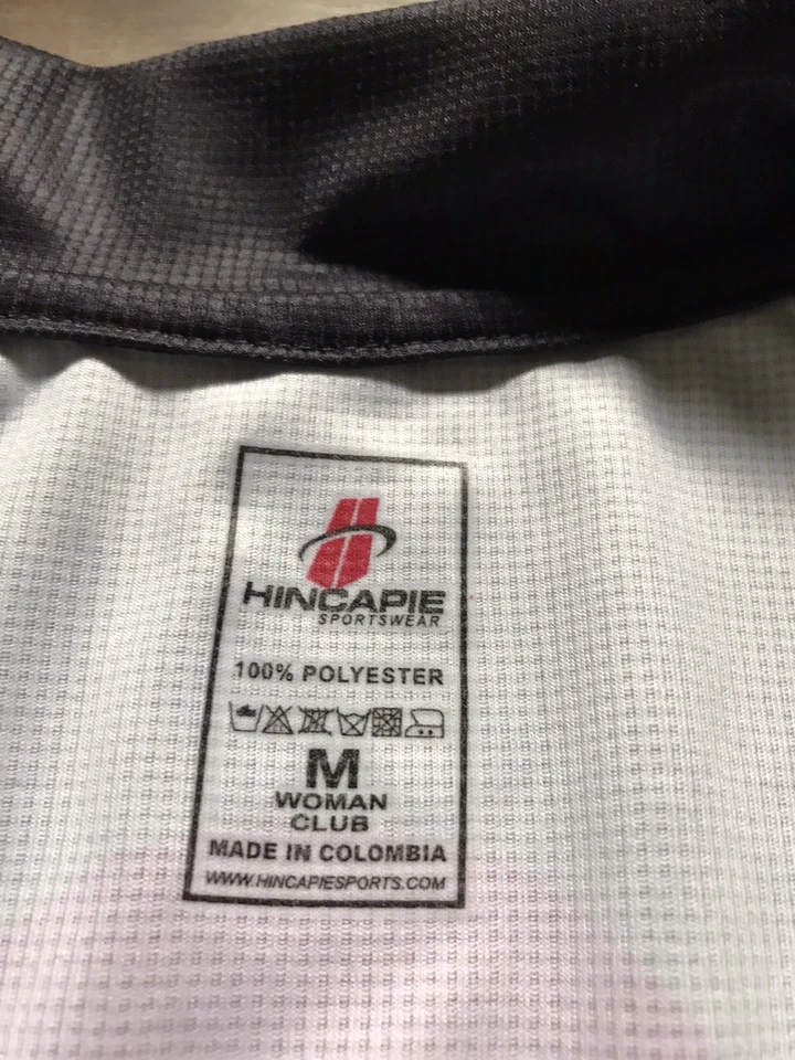 Camisa de ciclismo Hincapie para mujer mediana ~ YSC Tour De Pink de Hershey's ~ cremallera frontal Foto 2 de 4