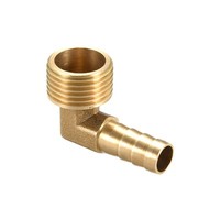 "Messing Barb Rohr 90 Grad Ellbogen 10Mm Stachel X 1/2\" G Stecker Leitung"