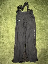 Vintage Patagonia Snow Pants 30 Mens Black Insulated Bibs Waterproof Ski Wear