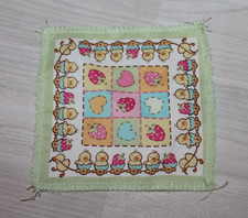 Fisher-Price Loving Family Dollhouse Chicks & Berries Baby Blanket Fabric Cloth
