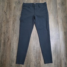 Liverpool Pants Womens Size 10 Navy Blue Classic Mid Rise Flat Front Ankle