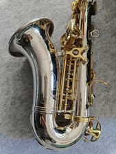 Japan Soprano Saxophone B B SC-9937 Silvering Gold Key sax With Case Mouthpiece