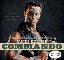 COMMANDO FILM SCORE (LA LA LAND  RECORDS)/BRAND NEW LTD EDITION/OUT OF PRINT 