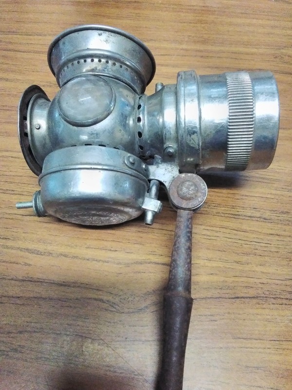 Badger brass solar bicycle light