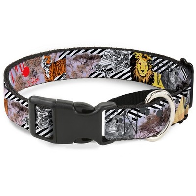 Plastic Martingale Collar Safari WIDE-Large 18-32''