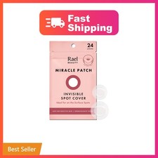 Rael Miracle Invisible Spot Cover Hydrocolloid Acne Pimple Patches 24 Ct  ...