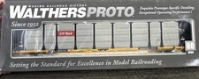 Walthers PROTO HO Scale 920-101328 89’ Thrall Bi-Level Auto Carrier CP  NIB CC