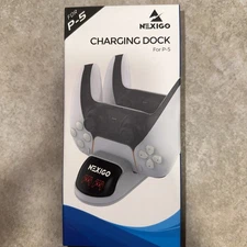 NexiGo Dobe Upgraded PS5 Controller Charger Playstation 5 Charging Station Dock.