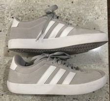 Adidas VL court grey suede women’s size 8.5M