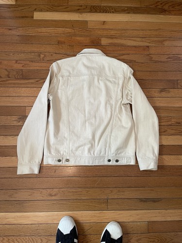 APC Trucker Jacket Ivory Large (Slim Fit) - Picture 2 of 9