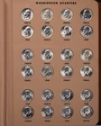 Nearly Complete 1932 - 1998 BU, Proof Washington Quarter Set Dansco (68 Silver)