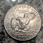 Eisenhower 1974 $1 Coin Philadelphia Business Strike Copper KM#203 — photo 2