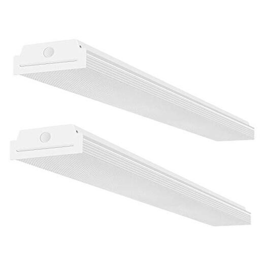 4FT LED Wraparound 40W 4 Foot LED Shop Lights for Garage, 4400lm Neutral 4000K