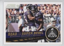 2013 Score Road to the Super Bowl Scorecard Bernard Pollard #265 0f8