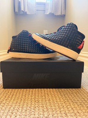 Nike Lebron 12 XII NSW Lifestyle QS Men Size 9 Black Challenge Red