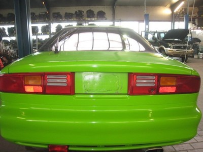 Stoßstange / Stossfänger Hinten Ford Probe 24V ECP Farbe hellgrün nachlackiert