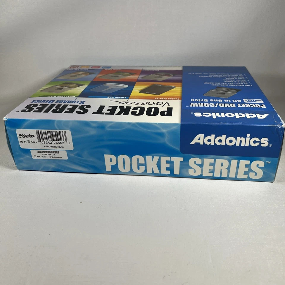Addonics All In One Drive DVD CDRW Disk Drive Unit Pocket Series Storage Device - Image 4 of 4