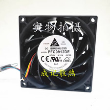 1PCS Delta PFC0912DE DC12V 4.32A 92 38MM Server Cooling Fan