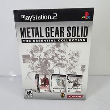 Metal Gear Solid The Essential Collection PS2 MGS 1 2 Box Slipcase MGS3 Standard