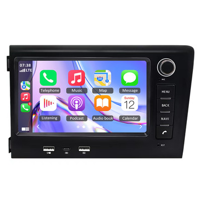 Für Volvo V70 2001-04 Apple Carplay Autoradio Android 14 2+64G GPS Navi WIFI RDS