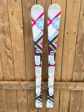Alpine Downhill Snow Ski ROSSIGNOL FUN GIRL 47" Long Skis 120 cm with Bindings