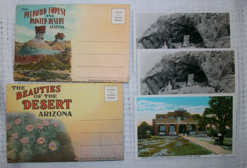1931 Arizona Travel Archive Photographs Papers Postcards Mining Native American