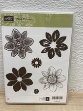 Stampin Up Petal Potpourri Set Of 6 Unmounted Rubber Stamps