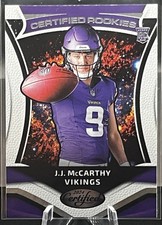 2024 Panini Certified Football JJ McCarthy Certified Rookies Vikings #1