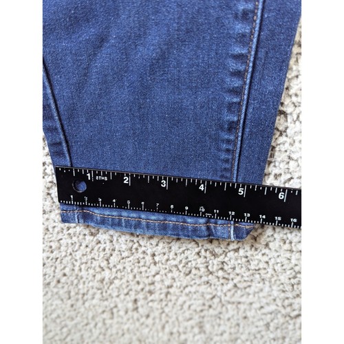 Levi's Slimming Skinny Jeans Women's 31x28.5 (Tag 31x30) Blue Distressed - Picture 7 of 16