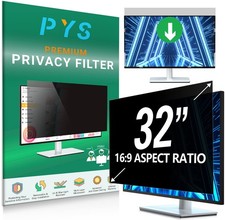 32 Inch Privacy Screen for 16:9 Widescreen Computer Monitor - Easy Removable ...