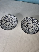 Set Of 2 Tombo Dragonfly Bowls Made In Japan