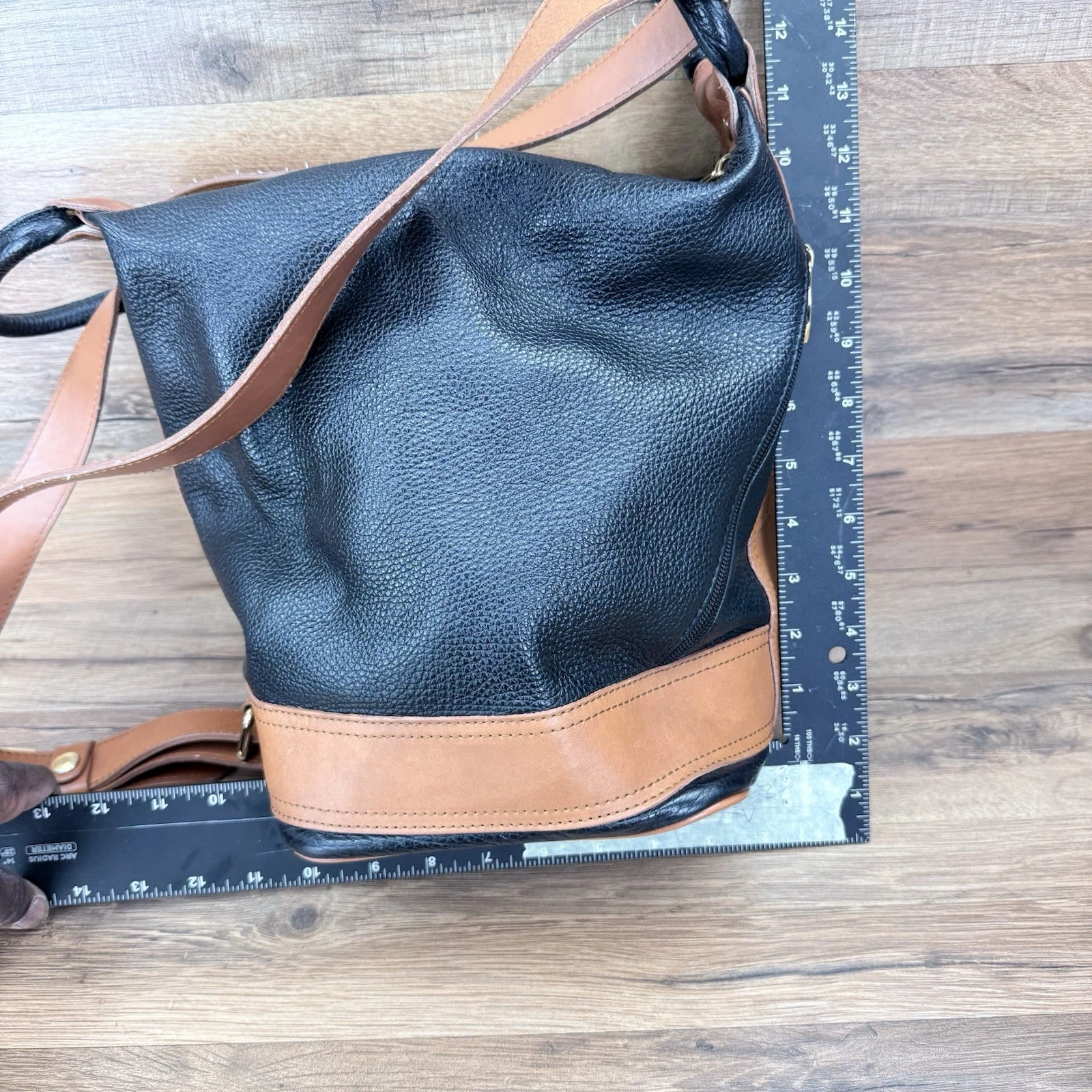 VALENTINO Zaino Valentina nero marrone pelle italiana grande convertibile imbracatura