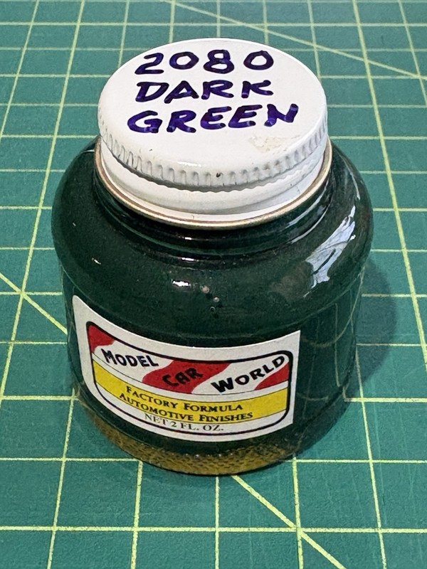 MCW Model Car World Lacquer Enamel Paint DARK GREEN #2080