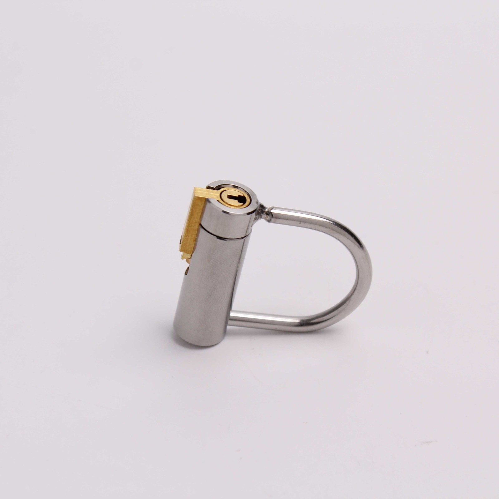 Prostate Lock Ring 3/5mm Chastity Piercing Titanium D-ring PA Puncture Lock with Key for ...