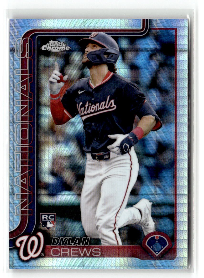 2025 Topps Chrome #146 Dylan Crews Prism Refractor