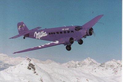# Eine JU Airlines Postkarte, sehe Bild - Fliegermuseum !!!!!!!!!!!!!!!!!!!!!!!!