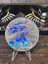 Holographic 2005 U.S. Mint Silver American Eagle Dollar Coin 1 oz Silver Coin