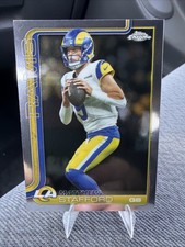 Topps 2025 Chrome Matthew Stafford Base Set #169 NFL MVP BUYBACK