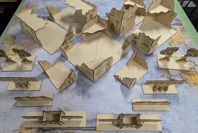 MDF Warhammer 40k Neu 11. Edition Turnier alle Gebäude Ruine Gelände Wargame