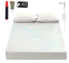 Grounding Sheets King, 90 Organic Cotton 10 Pure Silver Fiber,Grounded Bed Sh