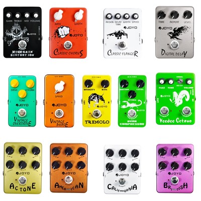JOYO JF Series Guitar Effects Pedal Delay Distortion Overdrive Reverb Chorus
